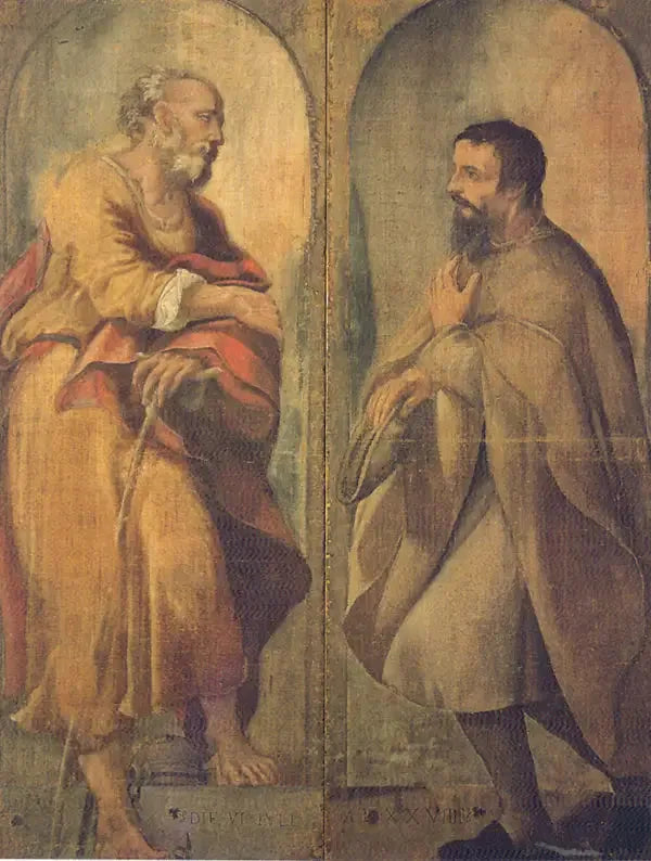 San José y un devoto - Antonio da Correggio