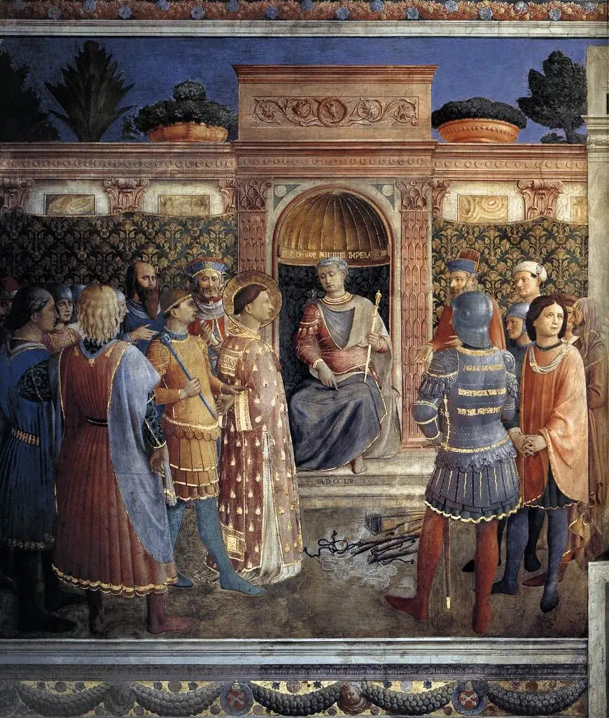 San Lorenzo frente a Valeriano - Fra Angelico
