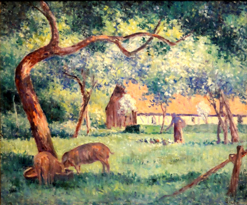 Saint-Laurent-en-Caux, calle normanda - Maximilien Luce
