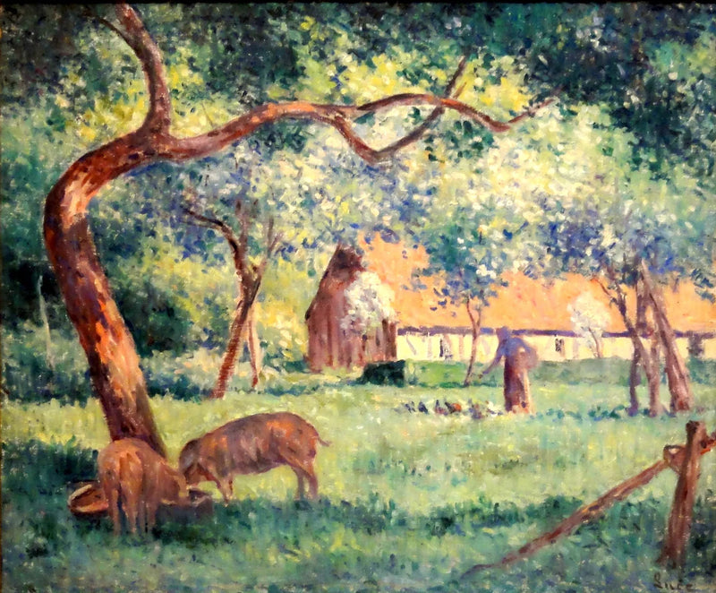 Saint-Laurent-en-Caux, calle normanda - Maximilien Luce