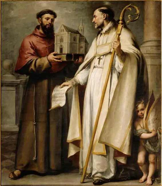 San Leandro y San Buenaventura - Bartolomé Esteban Murillo