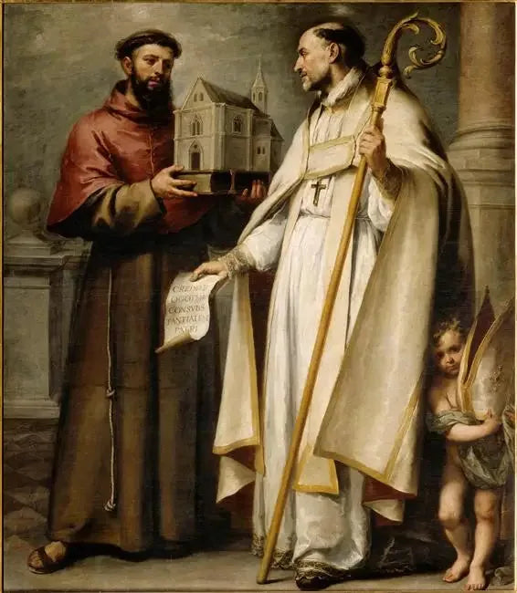 San Leandro y San Buenaventura - Bartolomé Esteban Murillo