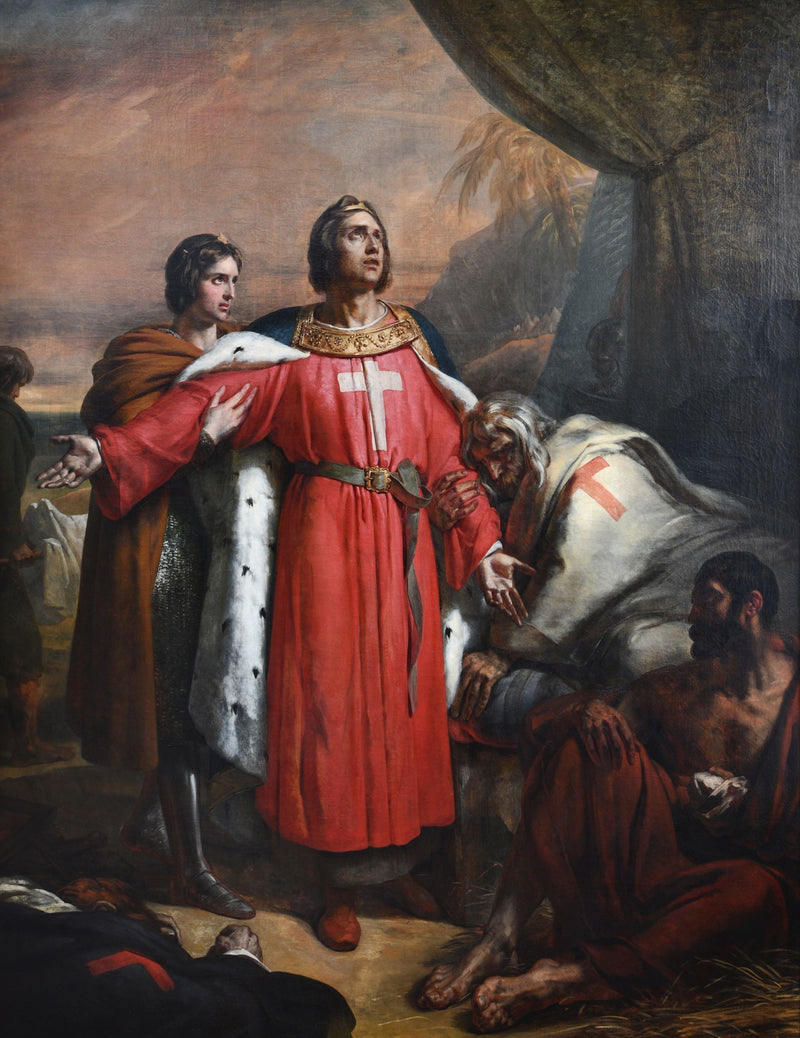 Visitante de Saint Louis a los pestiferados - Ary Scheffer