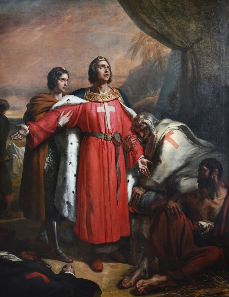 Visitante de Saint Louis a los pestiferados - Ary Scheffer