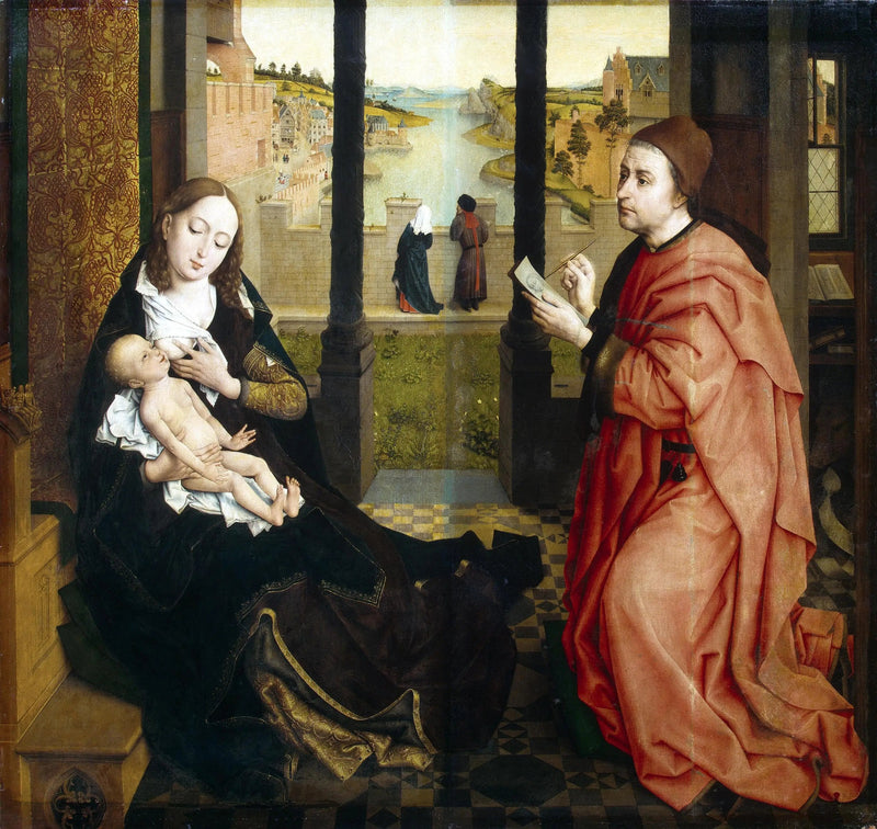 San Lucas dibujando a la Virgen - Rogier van der Weyden