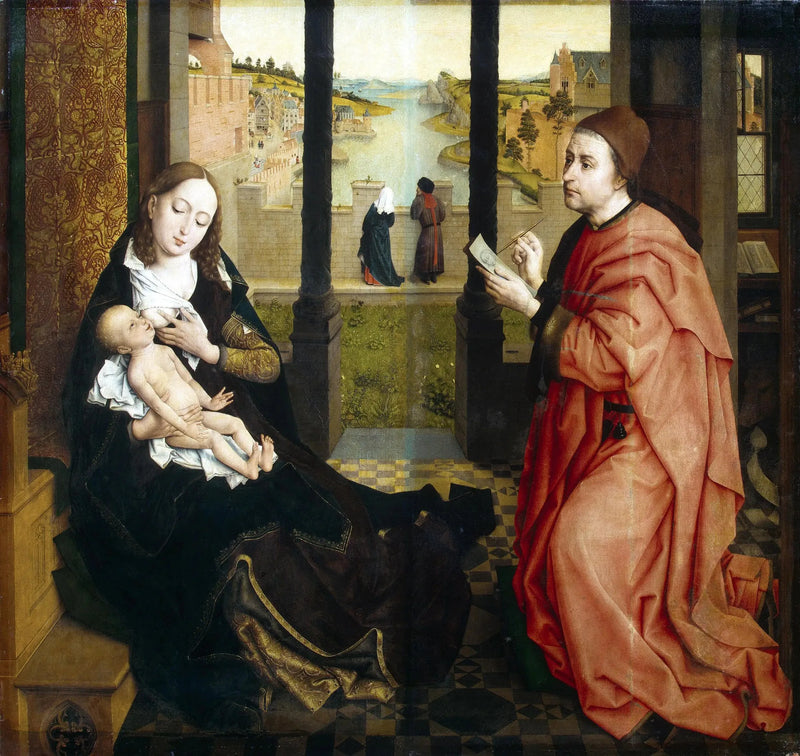 San Lucas dibujando a la Virgen - Rogier van der Weyden
