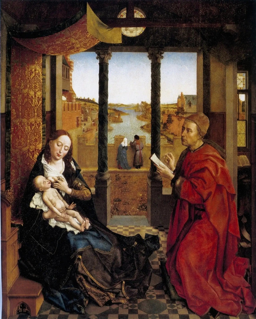 San Lucas dibujando a la Virgen - Rogier van der Weyden