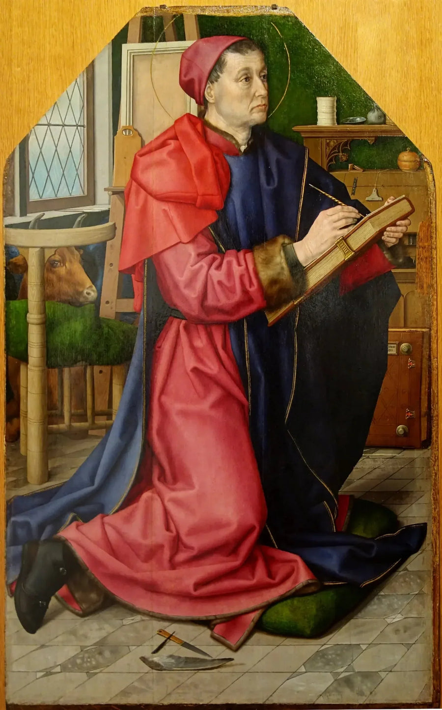 San Lucas pintando a la Virgen - Hugo van der Goes