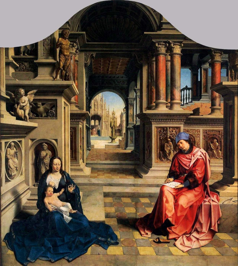 San Lucas pintando a la Virgen - Jan Gossaert