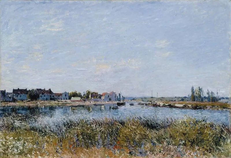Saint-Mammès, por la mañana - Alfred Sisley