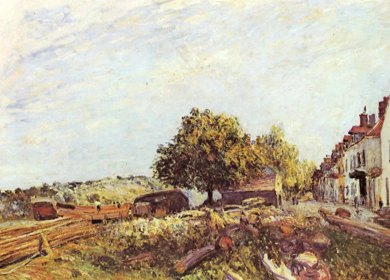San Mamés por la mañana - Alfred Sisley
