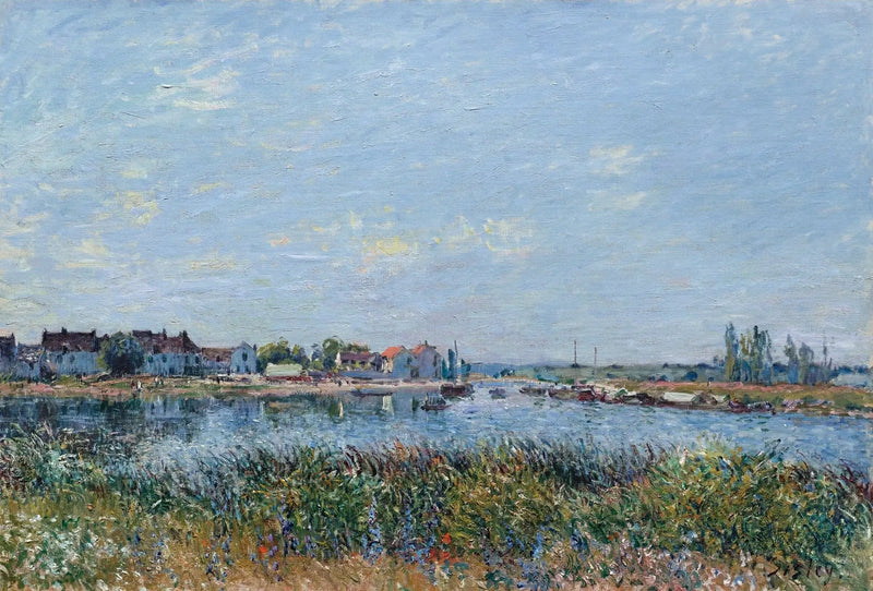 San Mamés por la mañana - Alfred Sisley