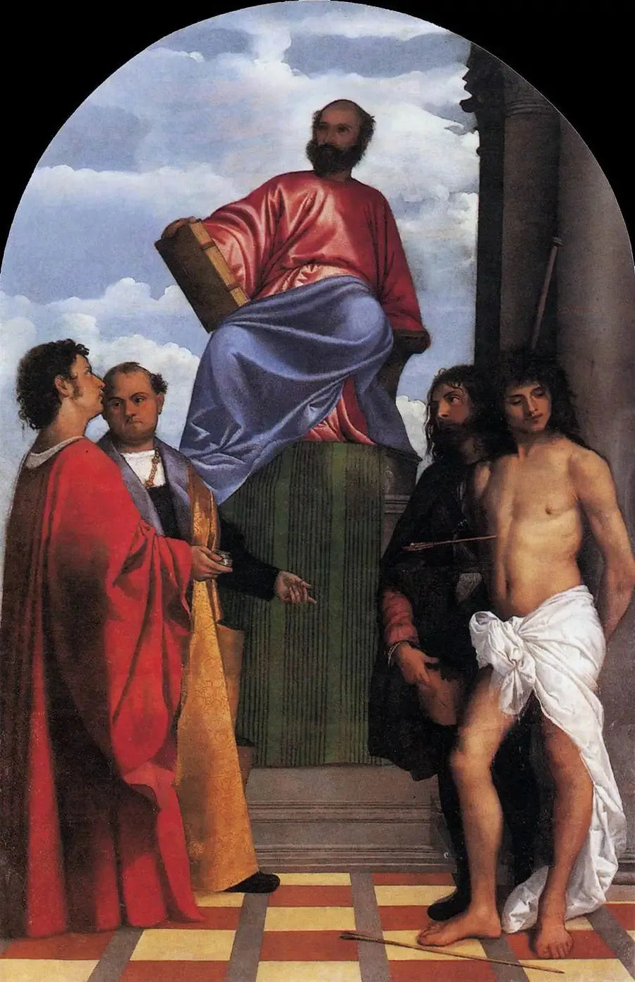 San Marcos en Majestad - Tiziano