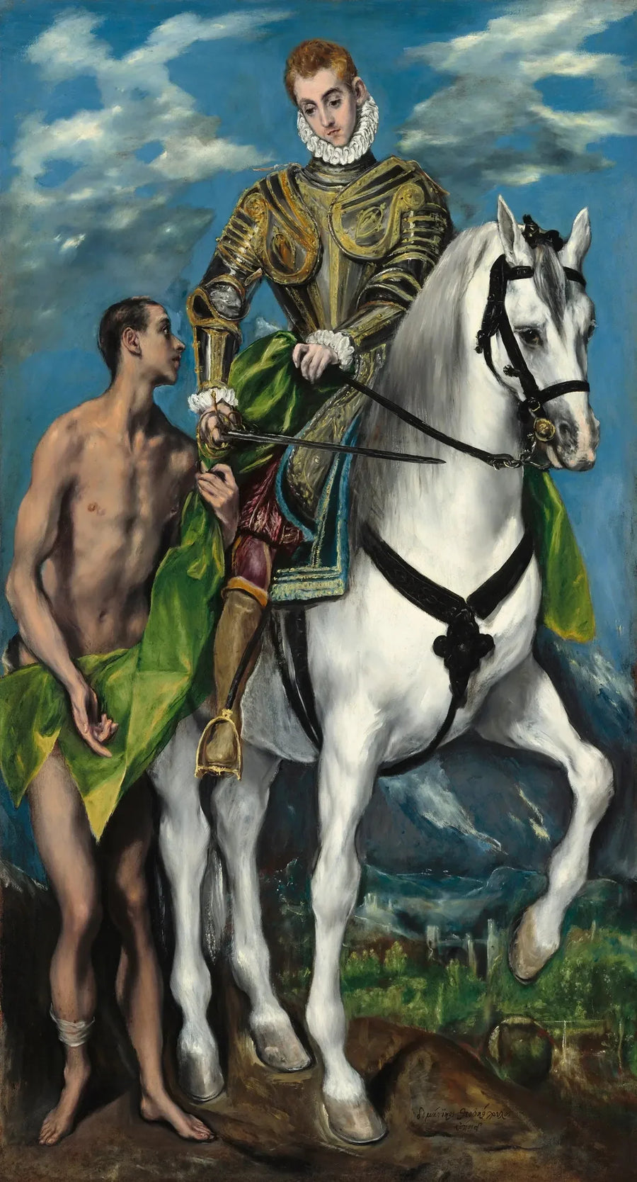 San Martín y el Mendigo - El Greco
