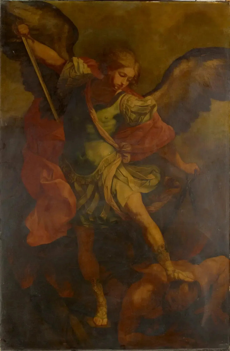 San Miguel Arcángel venciendo al dragón - Joshua Reynolds