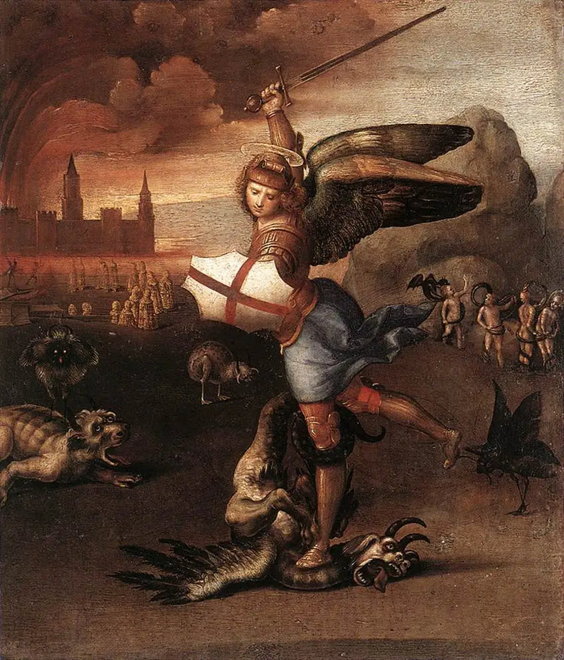 San Miguel y el Dragón - Rafael Sanzio