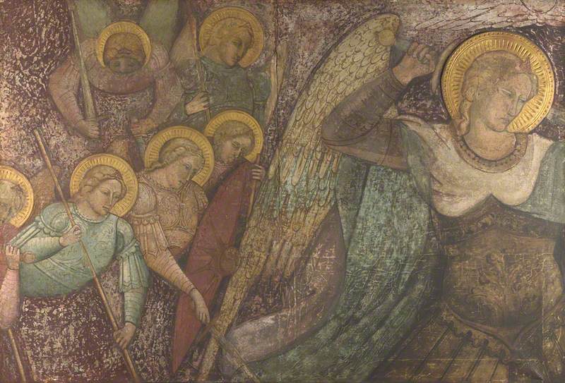 San Miguel y otros ángeles - Spinello Aretino