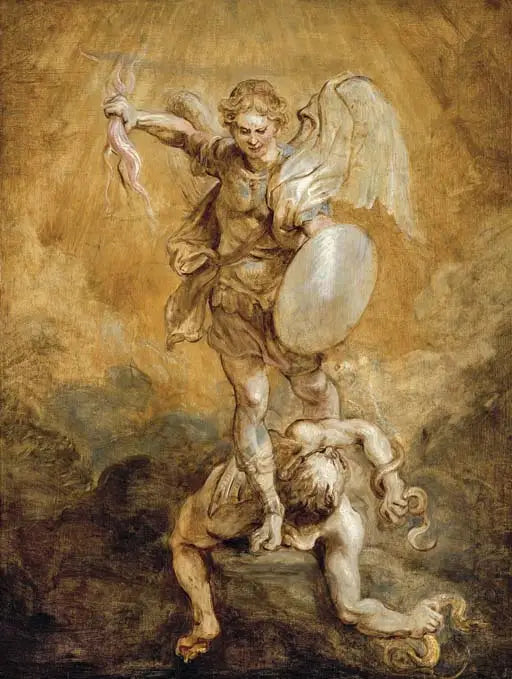 San Miguel sometiendo a Lucifer - Peter Paul Rubens