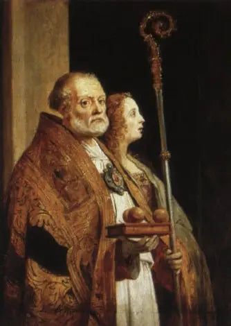 San Nicolás de Bari y la Magdalena - David Teniers el Joven