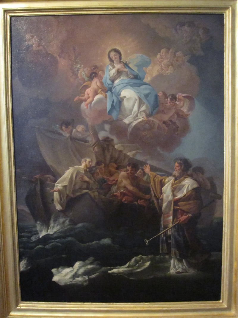 San Nicolás salvando a los náufragos - Corrado Giaquinto