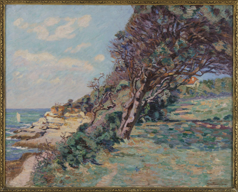 Saint-Palais, la Punta de la Aduana, agosto 92, a las 10 de la mañana - Armand Guillaumin