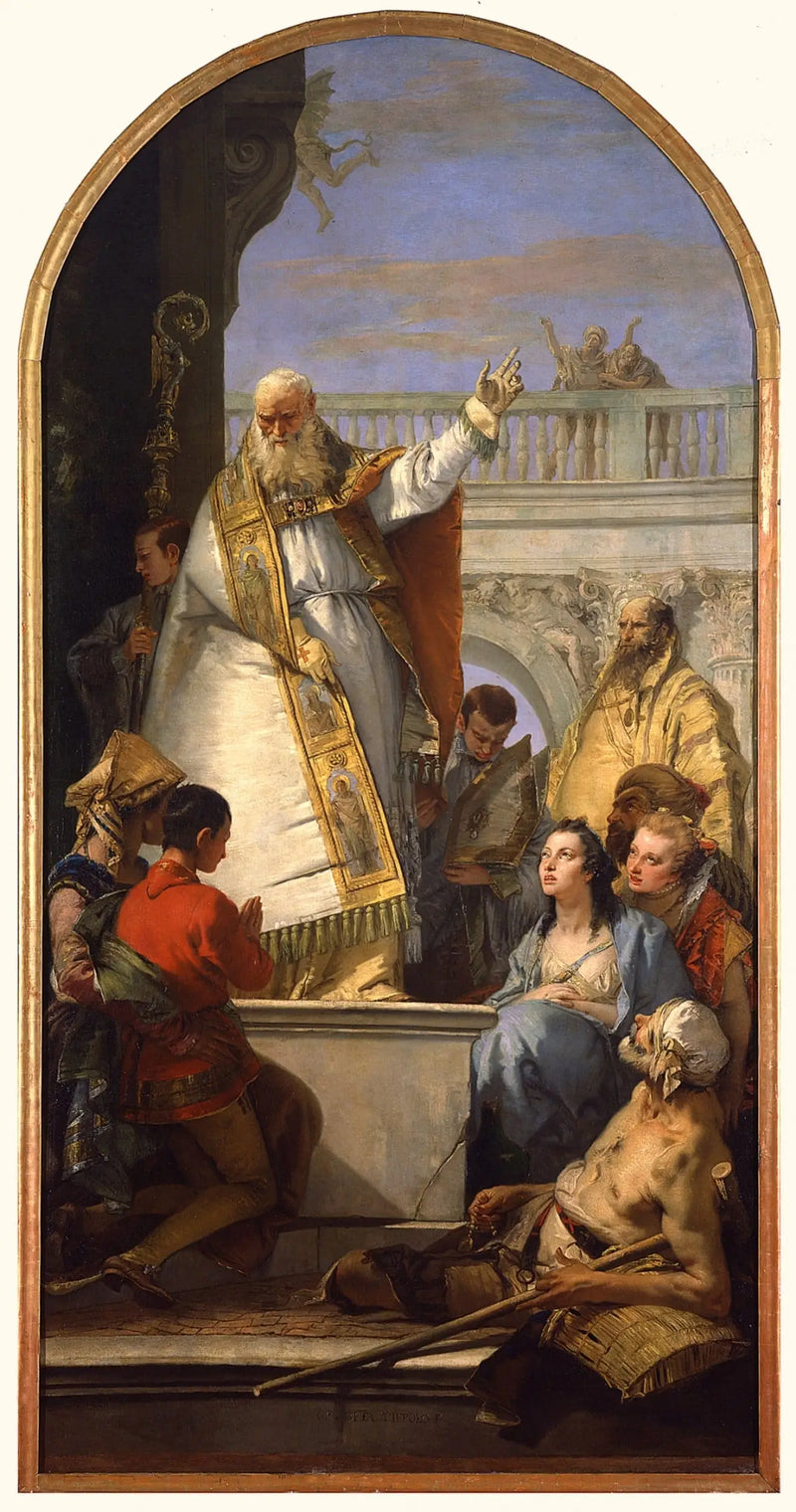 San Patricio, obispo de Irlanda - Giovanni Battista Tiepolo