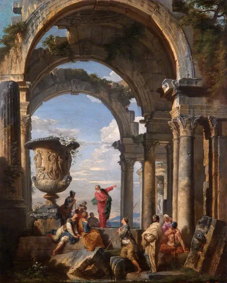 San Pablo predicando en Atenas - Giovanni Paolo Panini