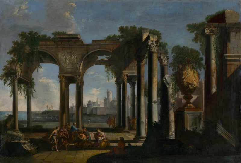 San Pablo predica en el campo - Giovanni Paolo Panini