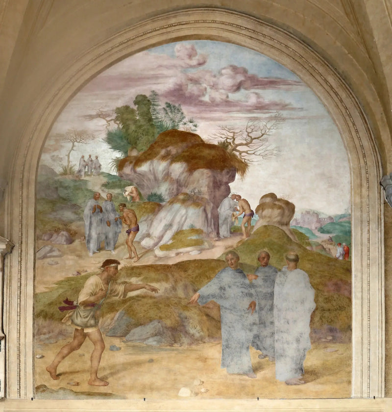 San Felipe cura a un leproso - Andrea del Sarto