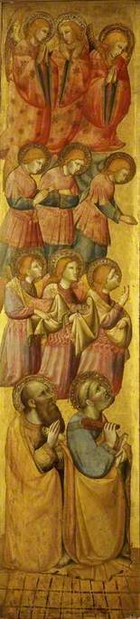 San Pedro y San Pablo con ángeles - Olivuccio di Ciccarello