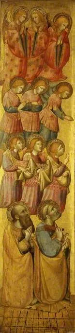 San Pedro y San Pablo con ángeles - Olivuccio di Ciccarello