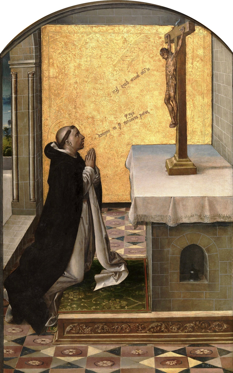 San Pedro Mártir en oración - Pedro Berruguete