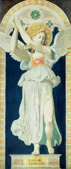 San Rafael, arcángel - Jean-Auguste-Dominique Ingres