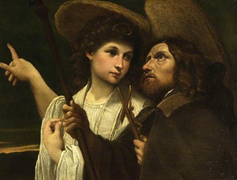 San Roque y el ángel - Annibale Carracci