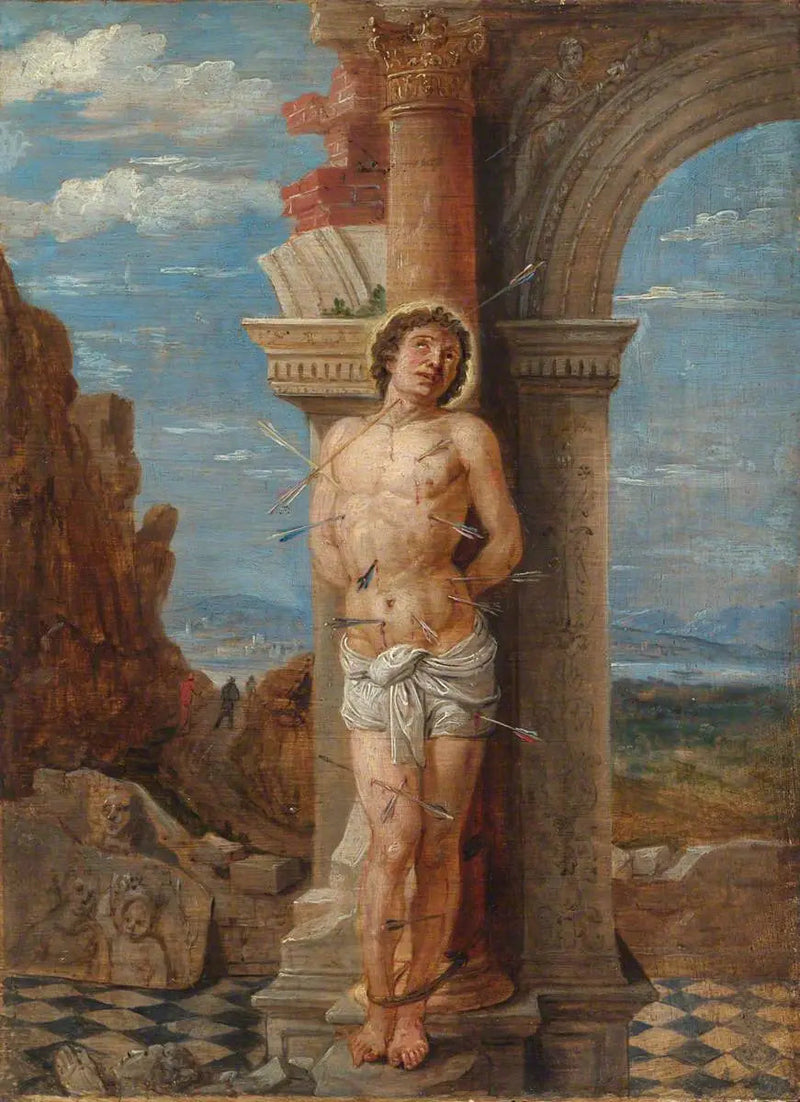 San Sebastián (según Andrea Mantegna) - David Teniers el Joven