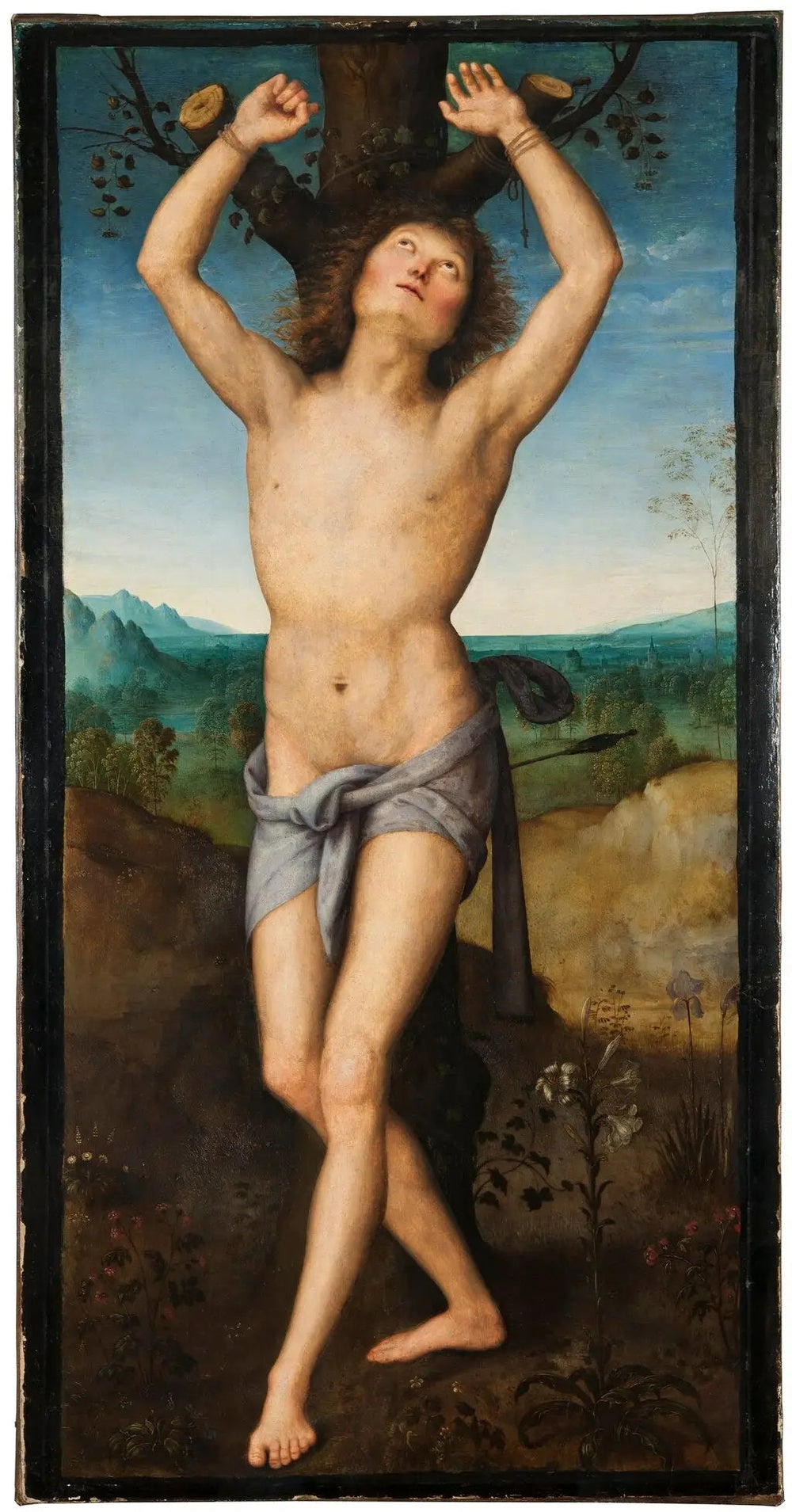 Saint Sébastien - Pietro Perugino image 1 tableau peint à l’huile sur toile