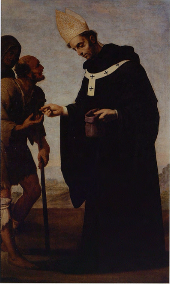 Santo Tomás de Villanueva - Francisco de Zurbarán