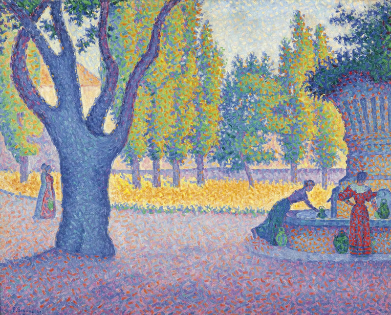 Saint-Tropez, fuente de las Lices - Paul Signac