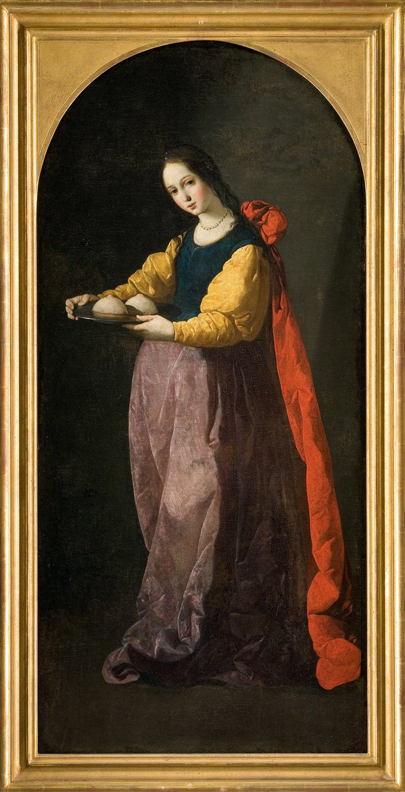 Santa Águeda - Francisco de Zurbarán