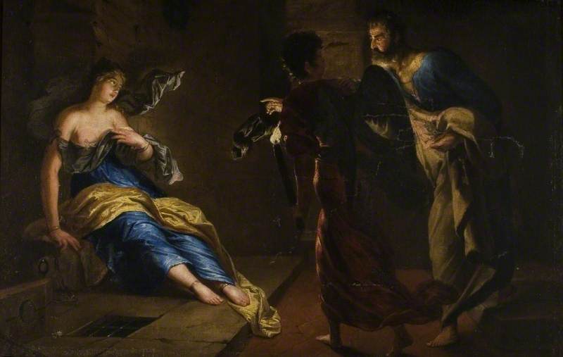 Santa Águeda curada por san Pedro - Gerrit van Honthorst