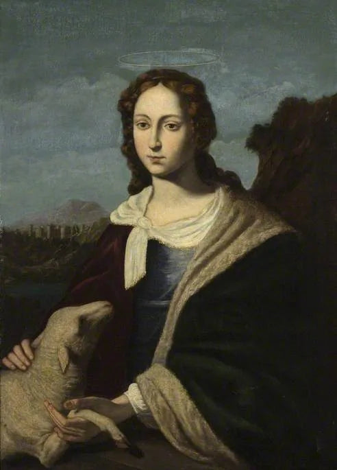 Santa Inés y el Cordero - Jusepe de Ribera
