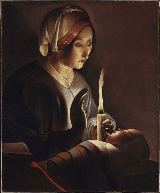 Santa Ana con el Niño Jesús - Georges de La Tour