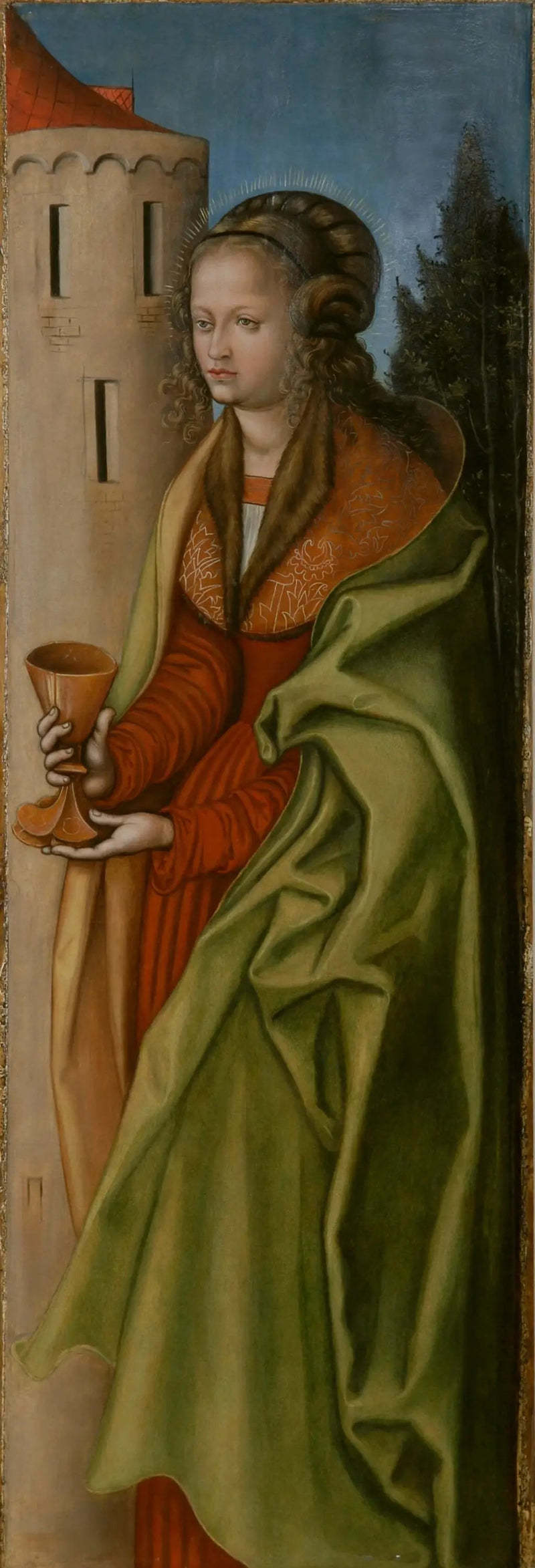 Santa Bárbara - Lucas Cranach el Viejo