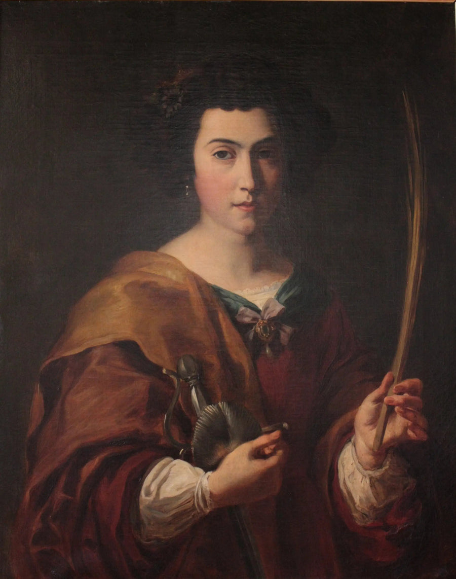Santa Catalina de Alejandría - Eugène Delacroix