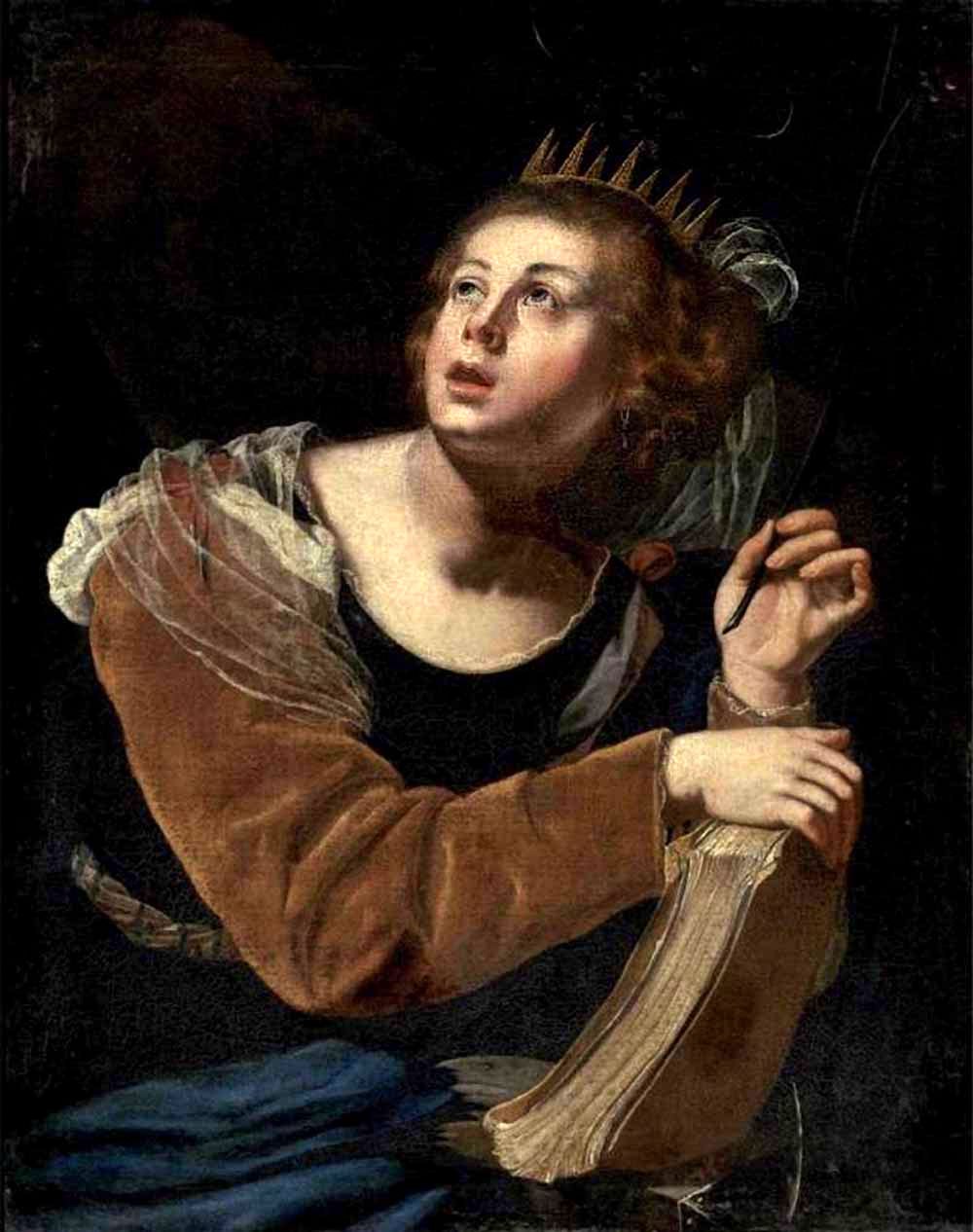 Sainte Catherine d’Alexandrie - Artemisia Gentileschi - Alpha Reproduction
