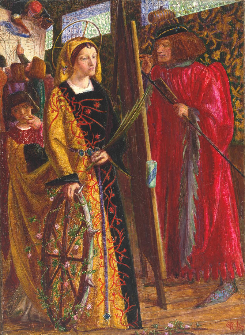 Santa Catalina - Dante Gabriel Rossetti