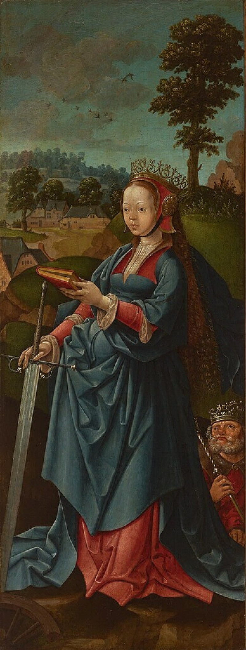 Santa Catalina - Jacob Cornelisz van Oostsanen
