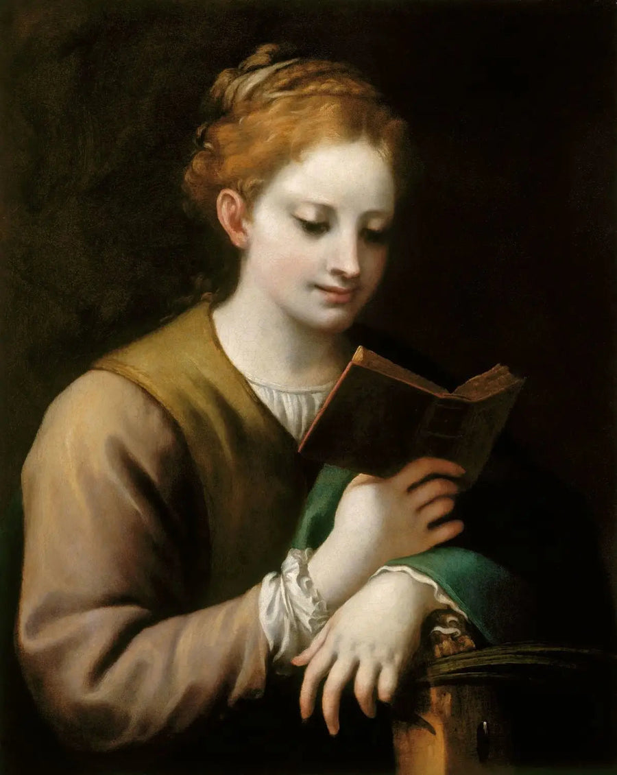 Santa Catalina leyendo - Antonio da Correggio