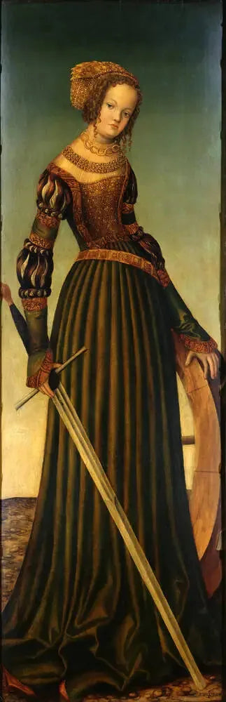 Santa Catalina - Lucas Cranach el Viejo