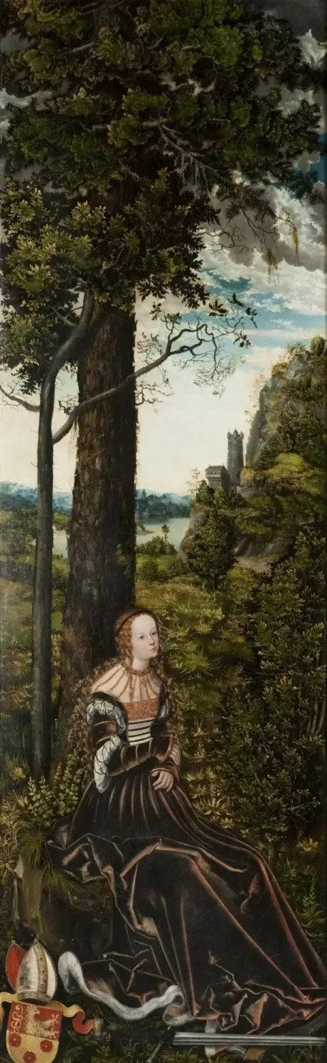 Santa Catalina - Lucas Cranach el Viejo